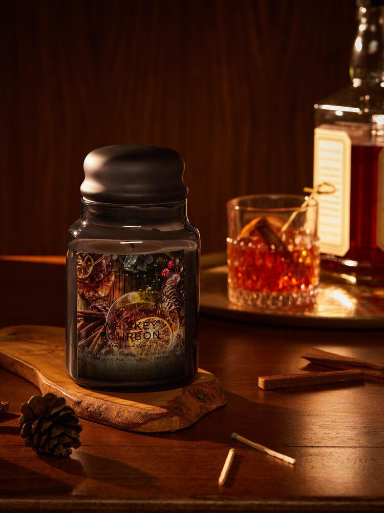 Black Festive Tipple Jar Candle - Image 2 of 4