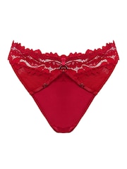 Pour Moi Red Lavish Thong - Image 3 of 4