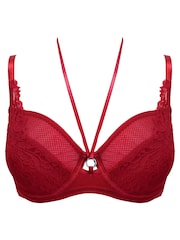 Pour Moi Red Lavish Underwired Bra - Image 3 of 4