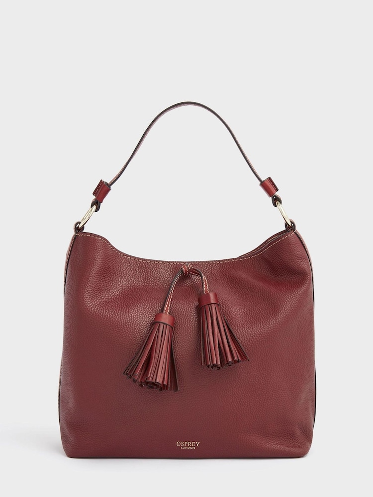 Osprey London The Savanna Leather Hobo Bag - Image 1 of 5