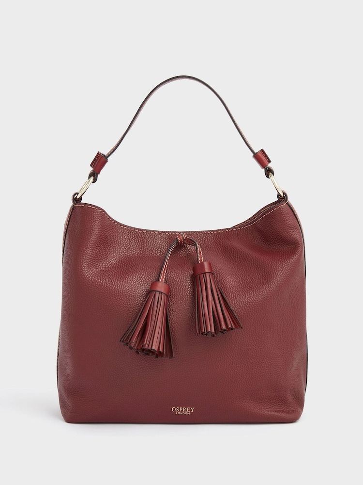 Osprey London The Savanna Leather Hobo Bag - Image 2 of 5
