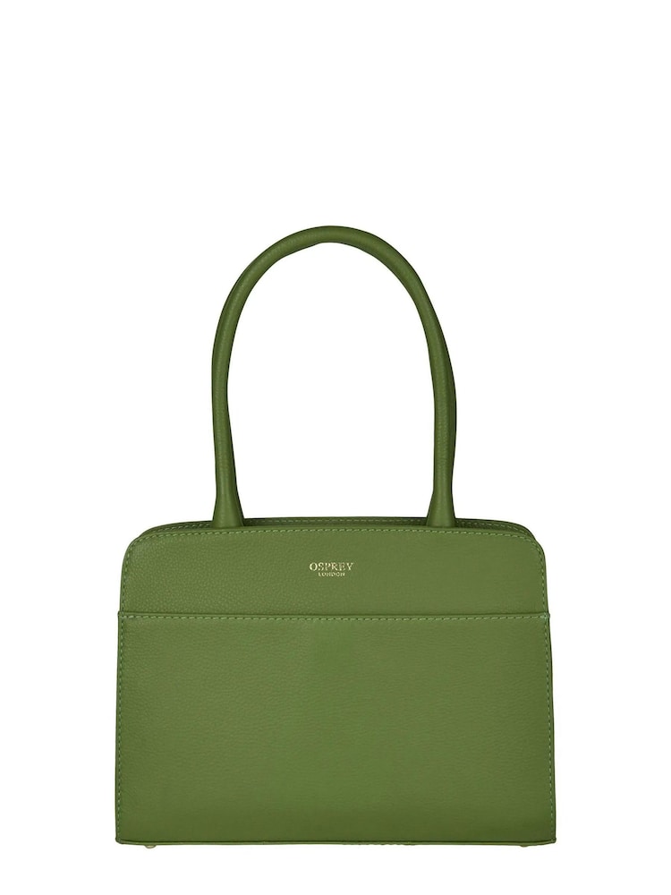 Osprey London Green The Tilly Leather Grab Bag - Image 1 of 5