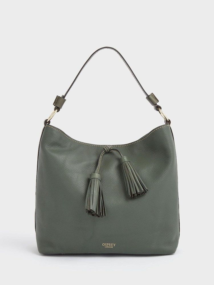 Osprey London The Savanna Leather Hobo Bag - Image 1 of 5
