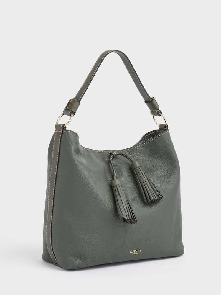 Osprey London The Savanna Leather Hobo Bag - Image 2 of 5