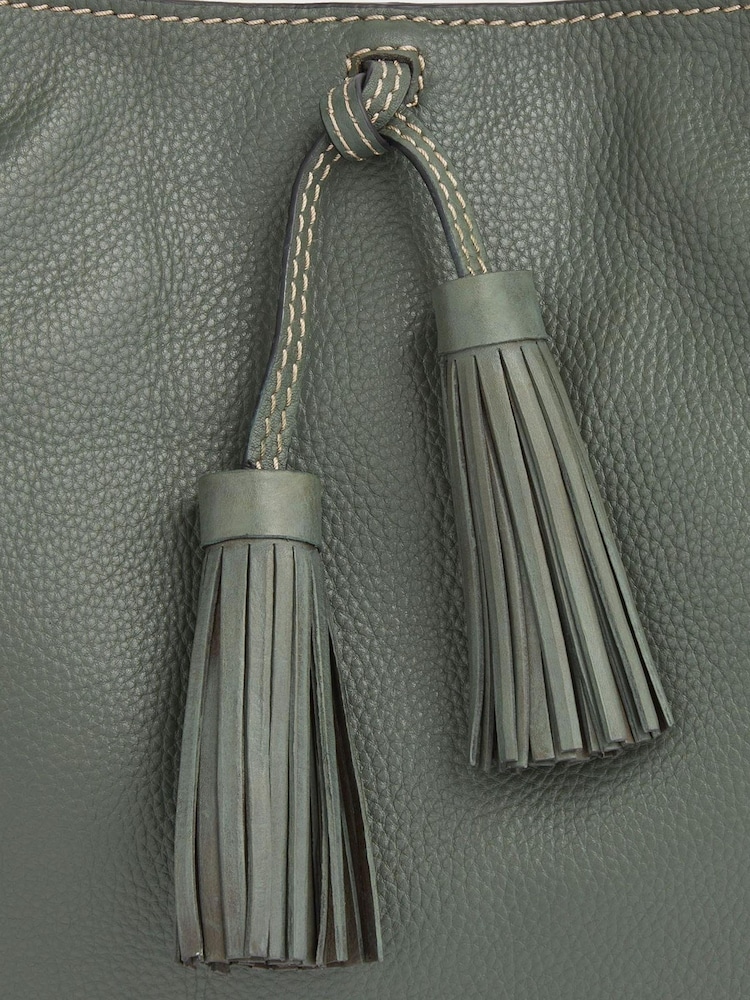 Osprey London The Savanna Leather Hobo Bag - Image 5 of 5