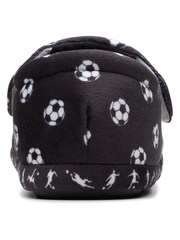 Clarks Black F Fit Fluffy Goal  Kids  Slippers - Image 2 of 7
