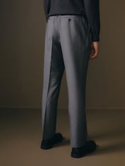 Neutral Slim Fit Signature Barberis Suit: Trousers - Image 3 of 8