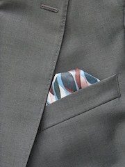 Charcoal Grey Slim Fit Signature Barberis Suit: Jacket - Image 13 of 16