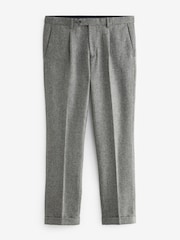 Grau - Nova Fides Anzughose aus Wollmischung in Slim Fit mit Fischgrätenmuster - Bild 5 von 9