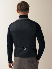 Brown Wool Blend Puppytooth Suit Waistcoat - Image 2 of 10