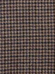 Brown Wool Blend Puppytooth Suit Waistcoat - Image 9 of 10