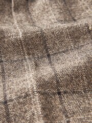 Neutral Slim Fit Check Suit: Trousers - Image 10 of 10