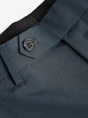 Teal Blue Tailored Fit Suit: Trousers - Image 5 of 8