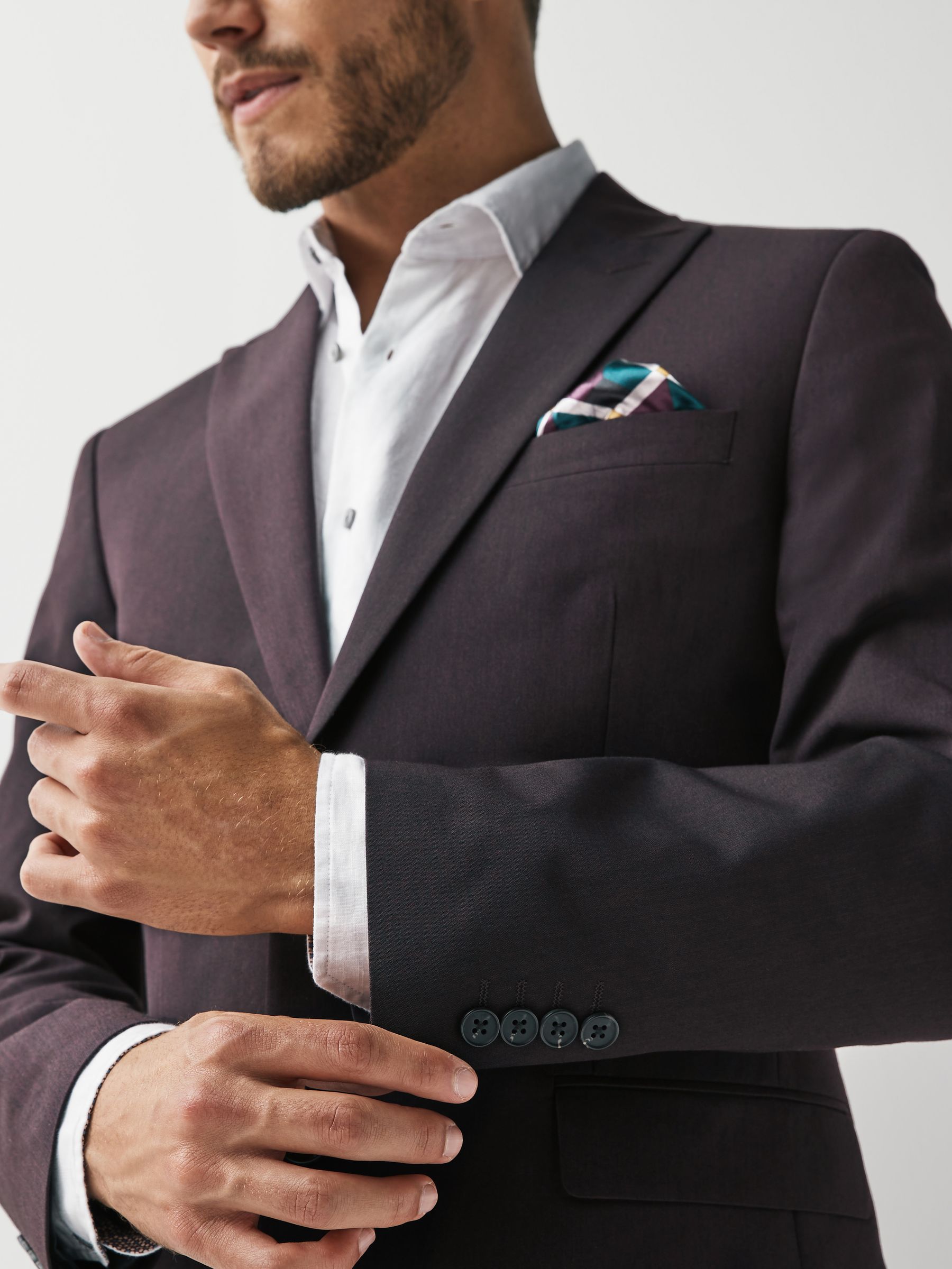6 button suit slim fit shop