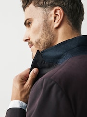 Burgundy Red Slim Fit Two Button Suit Jacket - Image 7 of 13