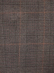 Brown Trimmed Check Suit: Waistcoat - Image 12 of 12