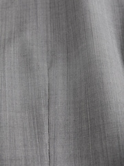 Grey Regular Fit Wool Blend Suit Waistcoat - Image 9 of 10