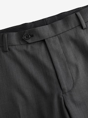 Charcoal Grey Slim Fit Wool Blend Suit Trousers - Image 7 of 9