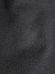 Black Tailored Fit Wool Blend Shiny Tuxedo Suit Jacket - Image 10 of 11