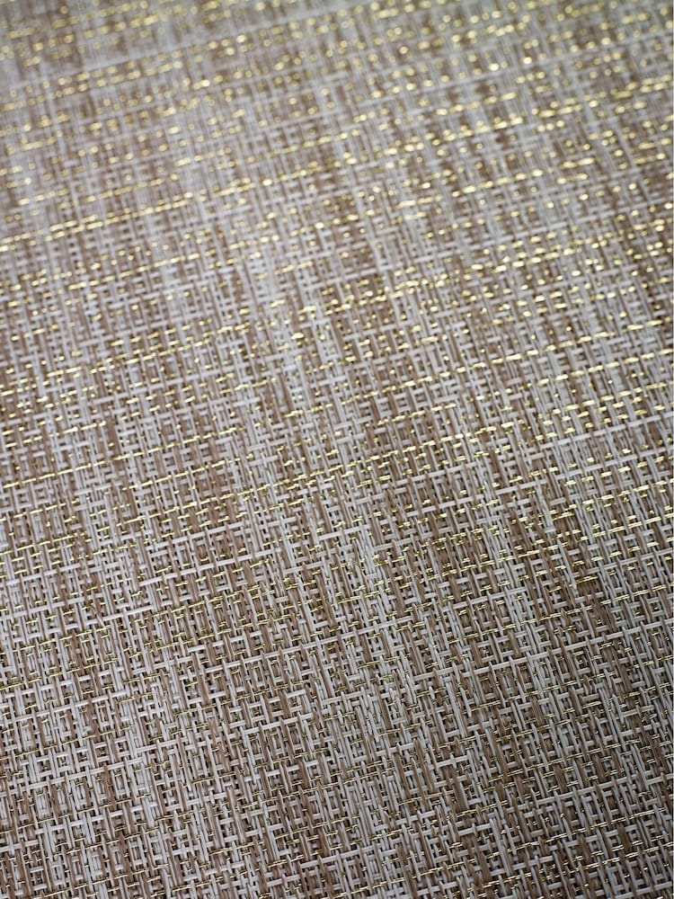 Gold Metallic PVC Wipeclean Kitchen Table Runner - Image 4 of 4