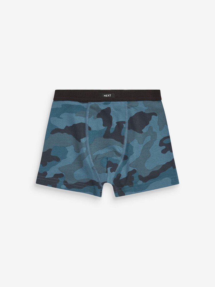 Camouflage Print Soft Waistband Trunks 5 Pack (2-16yrs) - Image 2 of 8 Camouflage Print Soft Waistband Trunks 5 Pack (2-16yrs) - Image 2 of 8