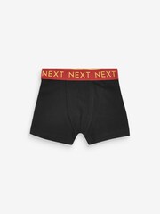 Black Opulent Waistband Trunks 5 Pack (3-16yrs) - Image 4 of 7