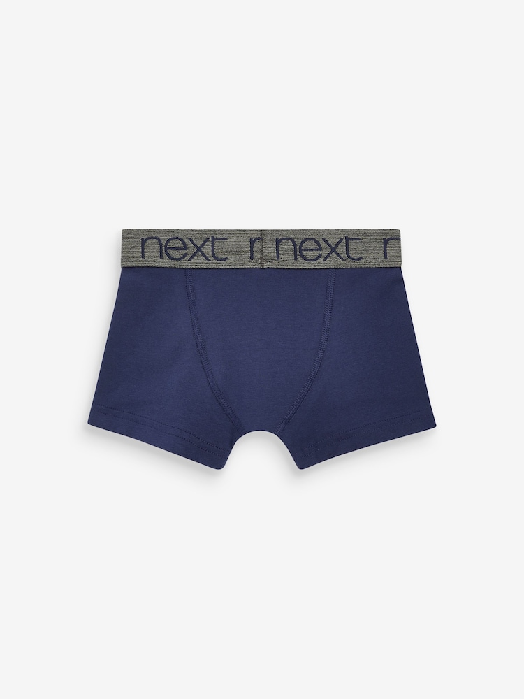 Navy Blue Trunks 5 Pack (2-16yrs) - Image 2 of 3
