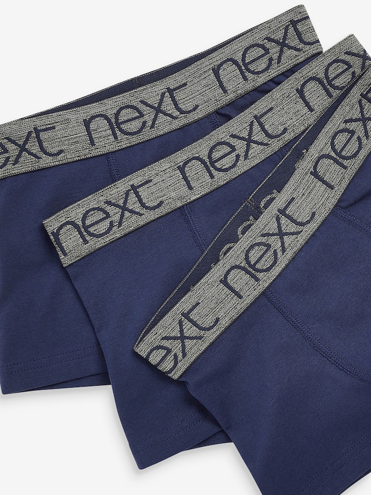 Navy Blue Trunks 5 Pack (2-16yrs) - Image 3 of 3