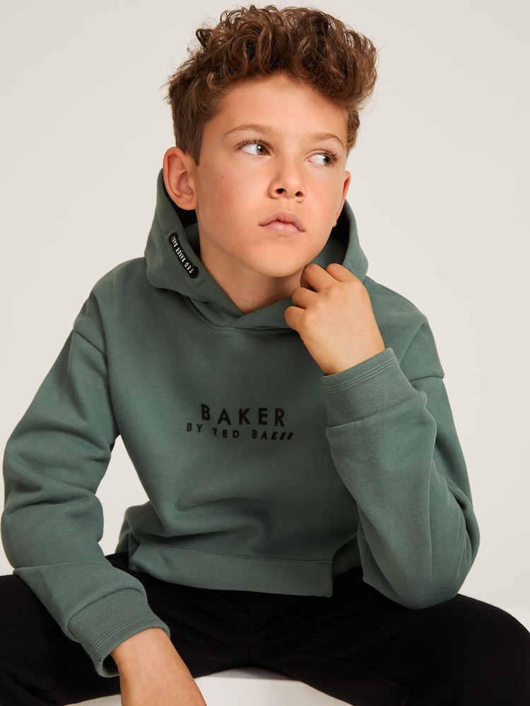 Baker by Ted Baker Overhead 100% Cotton Hoodie - Image 1 of 8