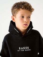 Negro - Sudadera con capucha sin cierres 100% algodón de Baker by Ted Baker - Imagen 6 de 9