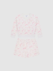 طقم طبعة زهور Nina من Reiss - سويت شيرت وشورت - صورة 2 من 9