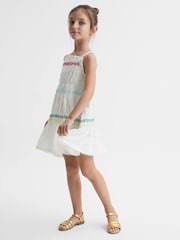 Reiss Multi Rae Strappy Resort Dress - Image 1 of 6