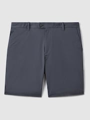 Azul fuerza aérea - Reiss Wicket Cotton Chino Shorts with Stretch - Imagen 2 de 7