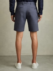 Azul fuerza aérea - Reiss Wicket Cotton Chino Shorts with Stretch - Imagen 5 de 7