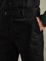 Negro - Reiss Wicket Cotton Chino Shorts with Stretch - Imagen 4 de 7