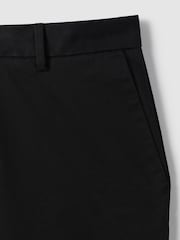 Negro - Reiss Wicket Cotton Chino Shorts with Stretch - Imagen 7 de 7