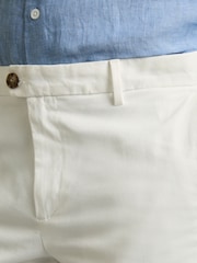 Blanco - Reiss Wicket Cotton Chino Shorts with Stretch - Imagen 4 de 7
