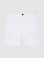 Reiss White Wicket 9-13 yrs Casual Chino Shorts - Image 2 of 6