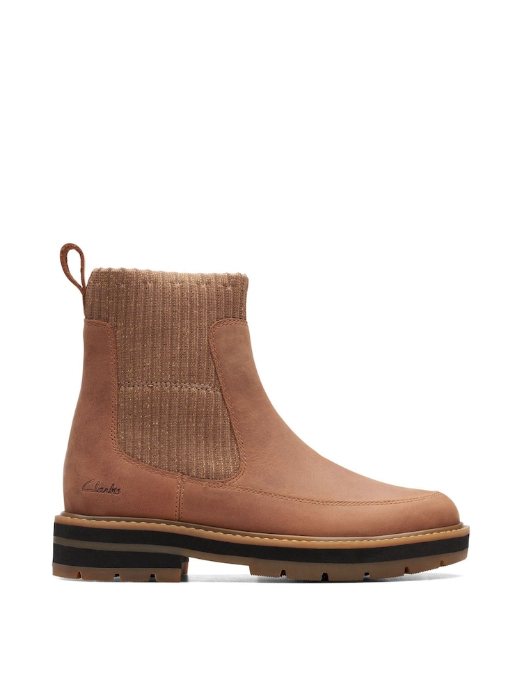 Clarks Brown Kids Multi Fit Prague Boots - Image 1 of 7