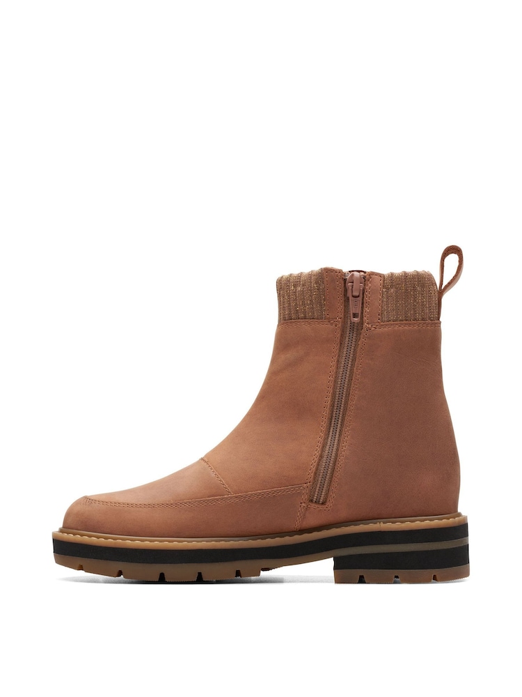 Clarks Brown Kids Multi Fit Prague Boots - Image 2 of 7