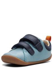 Clarks Blue Multi Fit Roamer Retro Toddler Shoes - Image 4 of 7