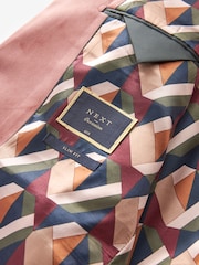 Pink Slim Velvet Blazer - Image 9 of 11