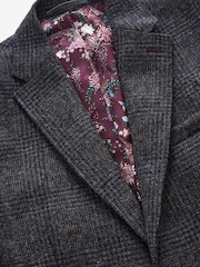 modra - Karirast blazer Iz volne Signature Moons British - Slika 11 iz 13