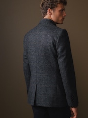 modra - Karirast blazer Iz volne Signature Moons British - Slika 3 iz 13
