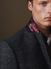 modra - Karirast blazer Iz volne Signature Moons British - Slika 5 iz 13