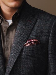modra - Karirast blazer Iz volne Signature Moons British - Slika 6 iz 13