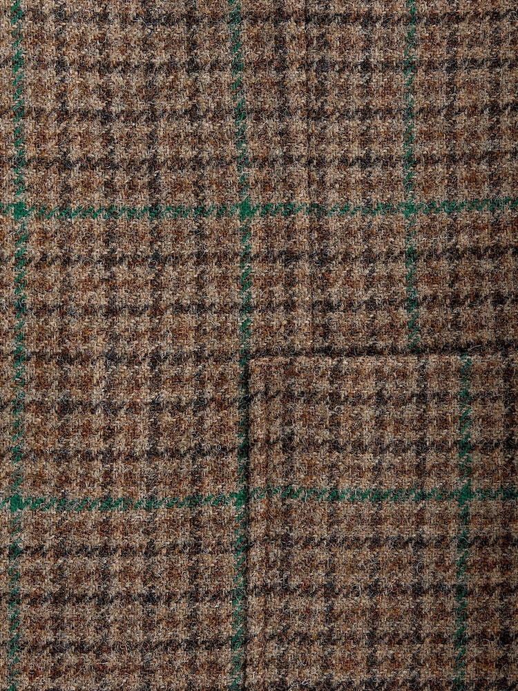 rjava - Karirast blazer Iz volne Signature Moons British - Slika 15 iz 15