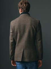 rjava - Karirast blazer Iz volne Signature Moons British - Slika 5 iz 15