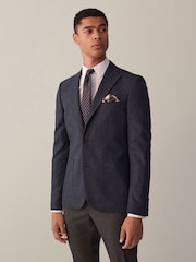 Blue Nova Fides Italian Wool Blend Blazer - Image 1 of 13