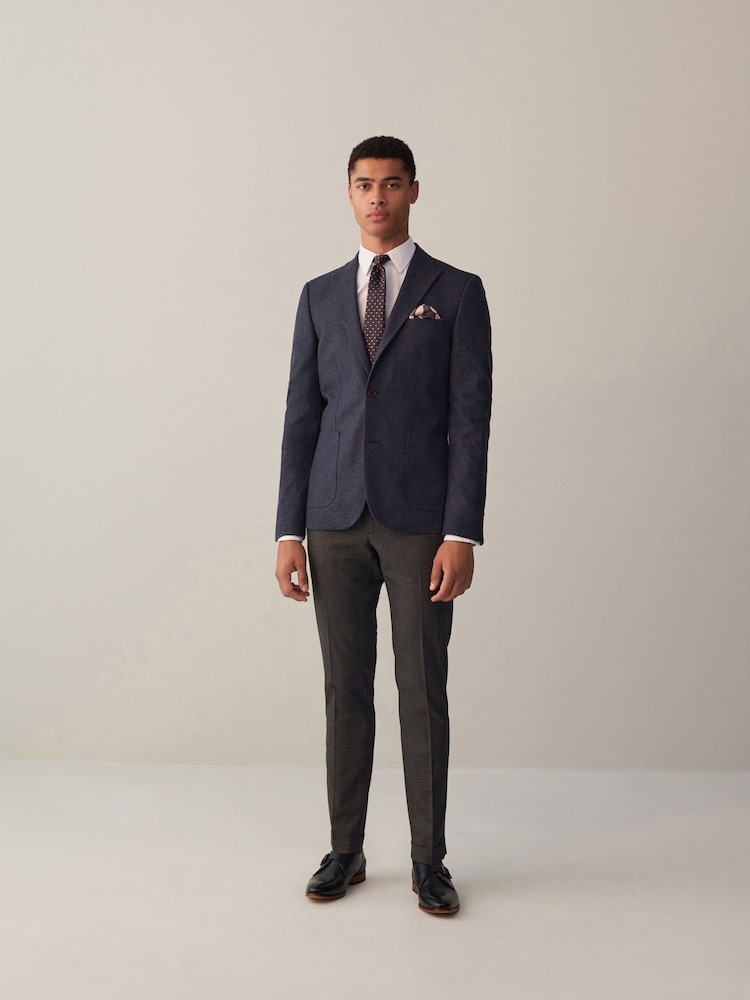 Blue Nova Fides Italian Wool Blend Blazer - Image 2 of 13